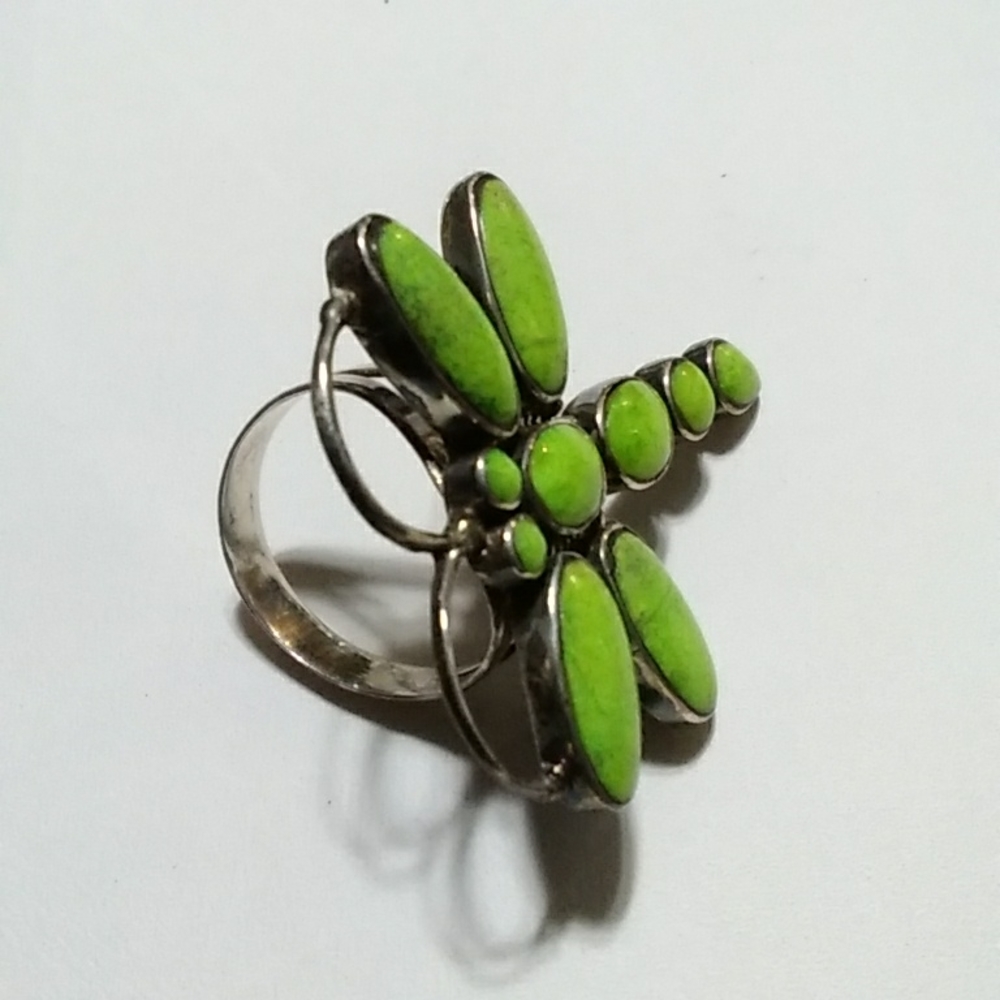 Turquoise Dragonfly Ring - image 7